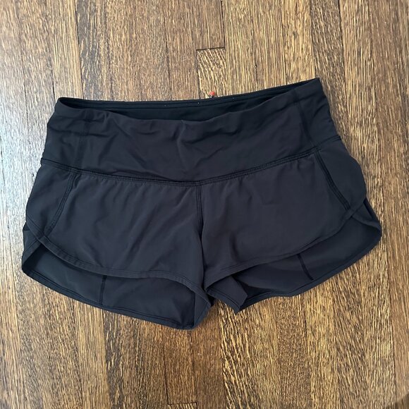 Lululemon black exercise shorts - size 4R - Picture 1 of 3